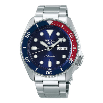 Seiko 5 Sports Automatic Silver Stainless Steel Bracelet