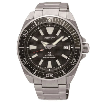 Seiko Prospex 'Samurai' Automatic Silver Stainless Steel Bracelet