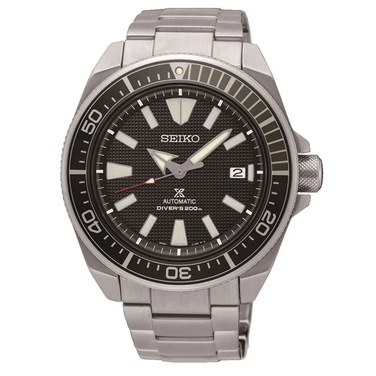 Seiko Prospex 'Samurai' Automatic Silver Stainless Steel Bracelet