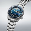 Seiko Prospex 'Great Blue' Turtle Scuba PADI Special Edition Automatic Silver Stainless Steel Bracelet