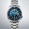 Seiko Prospex 'Great Blue' Turtle Scuba PADI Special Edition Automatic Silver Stainless Steel Bracelet