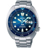 Seiko Prospex 'Great Blue' Turtle Scuba PADI Special Edition Automatic Silver Stainless Steel Bracelet