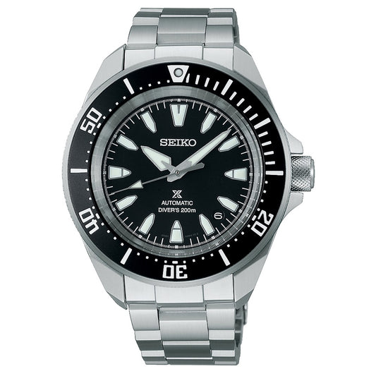Seiko Prospex ‘Samurai’ 4R Diver’s Automatic Silver Stainless Steel Bracelet