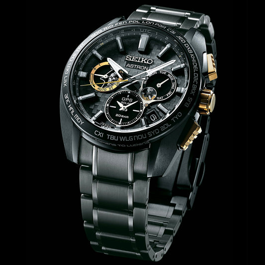 Seiko Astron 'Kojima Production' L.E. Black Titanium Bracelet