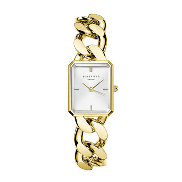 Rosefield Octagon XS Studio Gold Stainless Steel Bracelet