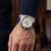 Ανδρικό Ρολόι TX Fly-Back Chronograph Compass με Μαύρο Λουράκι