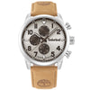Timberland Henniker II Multifunction Brown Leather Strap