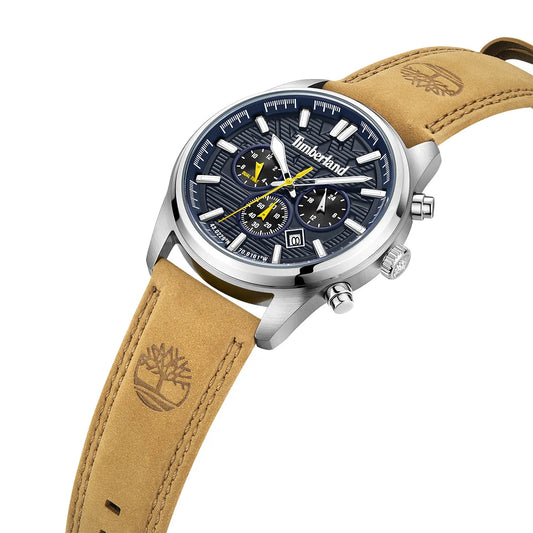 Timberland Northbridge Chronograph Brown Leather Strap