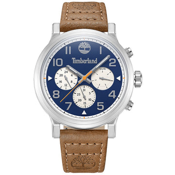 Timberland Pancher Multifunction Brown Leather Strap