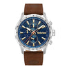 Timberland Kennebunk Dual Time Brown Leather Strap