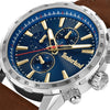 Timberland Kennebunk Dual Time Brown Leather Strap