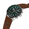 Timberland Kennebunk Dual Time Brown Leather Strap