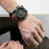 Timberland Kennebunk Dual Time Brown Leather Strap