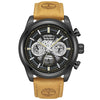 Timberland Handlock Multifunction Brown Leather Strap
