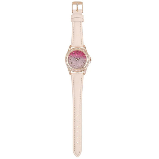 Tikkers BoxSet Crystals Pink Leather Strap