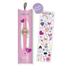 Tikkers Flamingo BoxSet Crystals Pink Leather Strap