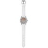 Tikkers Crystals White Leather Strap