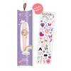 Tikkers Unicorn Crystals Pink Leather Strap
