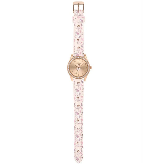 Tikkers Ballet Dancer Loveheart White Leather Strap