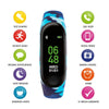 Tikkers Activity Trackers Blue Camo Rubber Strap