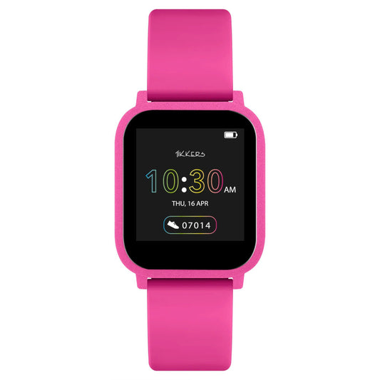Tikkers Smartwatch Fuchsia Rubber Strap