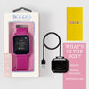 Tikkers Smartwatch Fuchsia Rubber Strap
