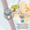 Tikkers Pink Leather Strap