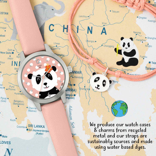Tikkers Pink Leather Strap