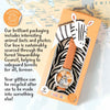 Tikkers Orange Leather Strap