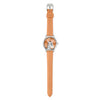 Tikkers Orange Leather Strap