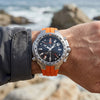 Ανδρικό Ρολόι TX Fly-Back Chronograph Compass με Μαύρο Λουράκι