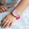 Q&Q Pink Rubber Strap