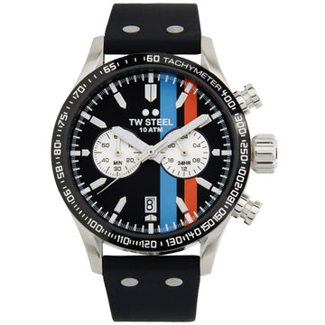 TW Steel Volante Sport Chronograph Black Rubber Strap