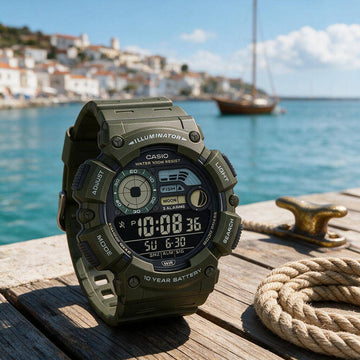 Casio Standard Khaki Rubber Strap