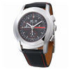 Ανδρικό Ρολόι Gucci Chronograph Swiss Made με Μαύρο Δερμάτινο Λουράκι