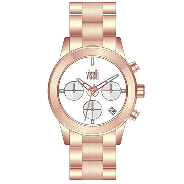 Visetti Minimal Rose Gold Stainless Steel Bracelet