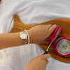 Γυναικείο ρολόι OOZOO Timepieces C11419 με χρυσό μπρασελέ