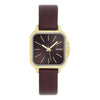 OOZOO Τimepieces Red Leather Strap C11613