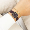 OOZOO Τimepieces Red Leather Strap C11613