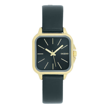 OOZOO Τimepieces Green Leather Strap C11614