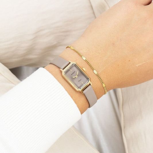 OOZOO Vintage Beige Leather Strap C20420