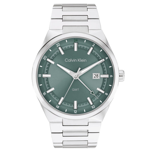 Calvin Klein Distinguish Silver Stainless Steel Bracelet
