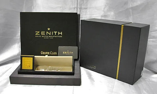 Zenith El Primero Rainbow Flyback Chronograph Black Leather Strap