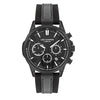 Lee Cooper Chronograph Black Leather Strap