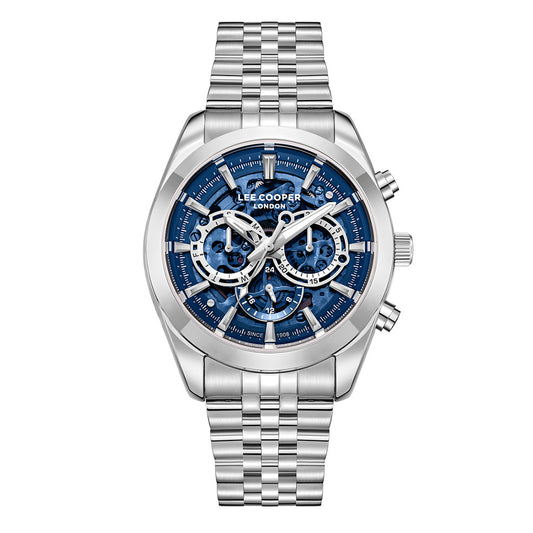 Lee Cooper Automatic Silver Metallic Bracelet