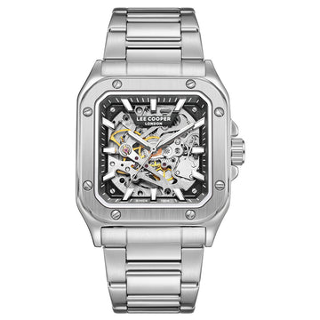 Lee Cooper Automatic Silver Metallic Bracelet