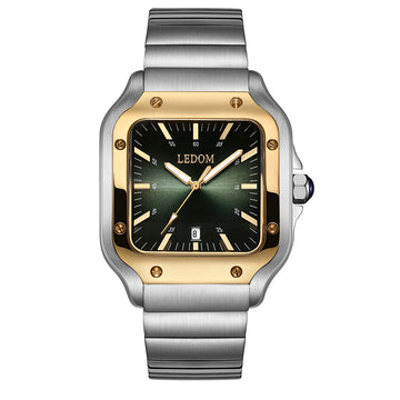 Le Dom Vanguard Silver Stainless Steel Bracelet