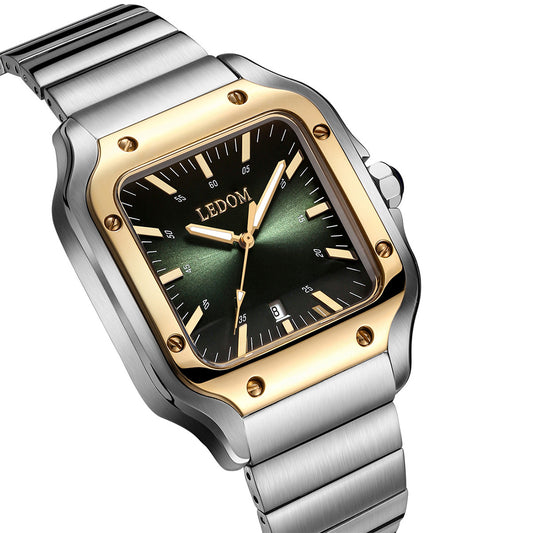 Le Dom Vanguard Silver Stainless Steel Bracelet
