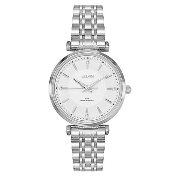 LeDom Bliss Silver Stainless Steel Bracelet