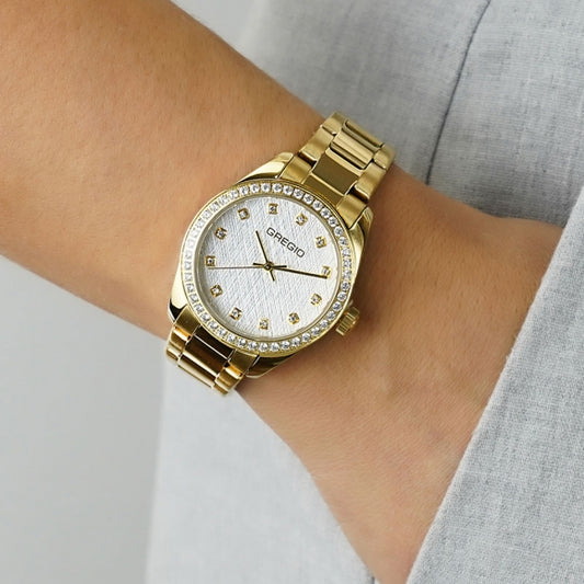Gregio Nova Gold Stainless Steel Bracelet